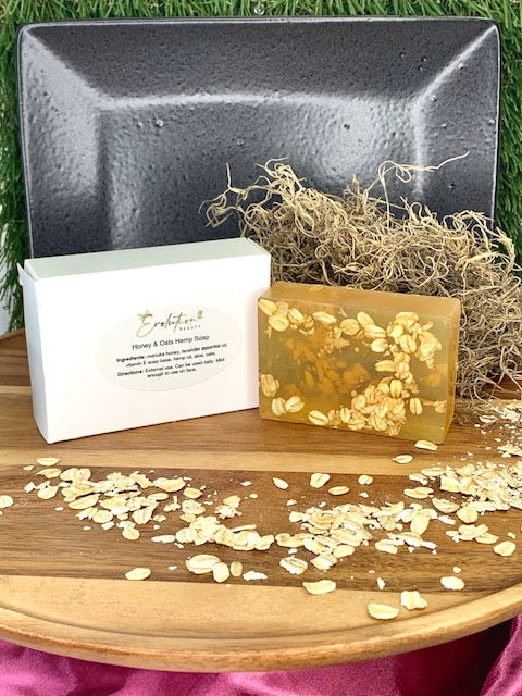 Honey, Oats & Hemp Soap